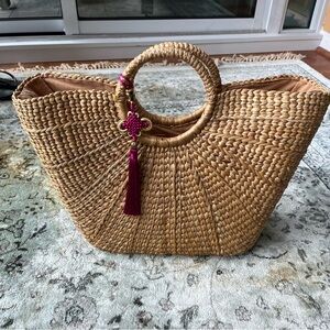 Handwoven Straw Bag